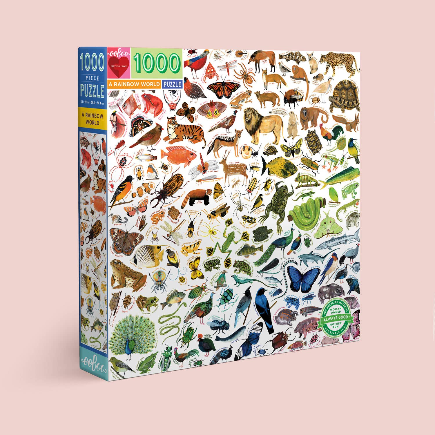 a rainbow world | 1000 piece puzzle | Louie's Mercantile