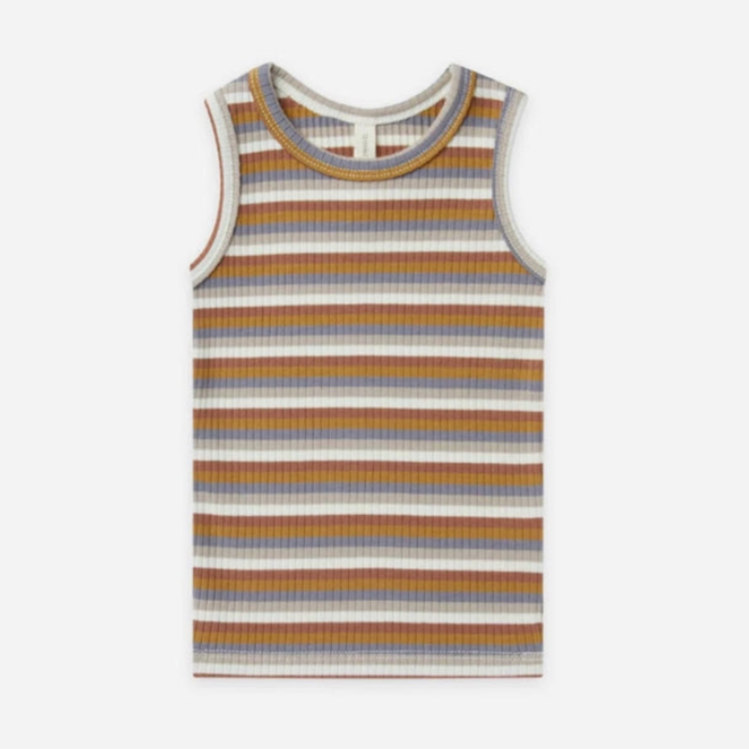 RIBBED TANK TOP + MULTI STRIPED | Louie's Mercantile